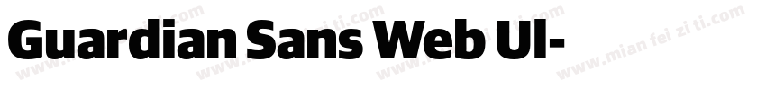 Guardian Sans Web Ul字体转换